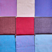 Shot cotton bundle - plum shades