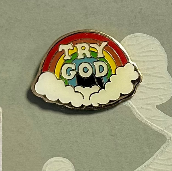 Enamel pin - try God