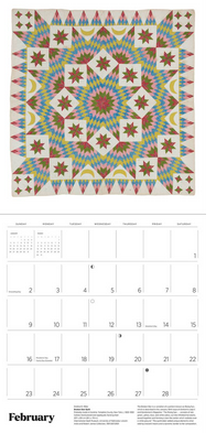 2025 Calendar - antique quilts