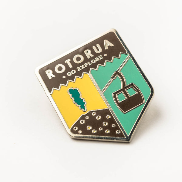 Enamel pin - Rotorua