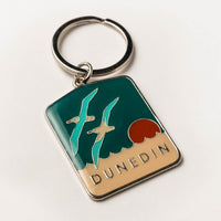 Enamel keyring - Dunedin